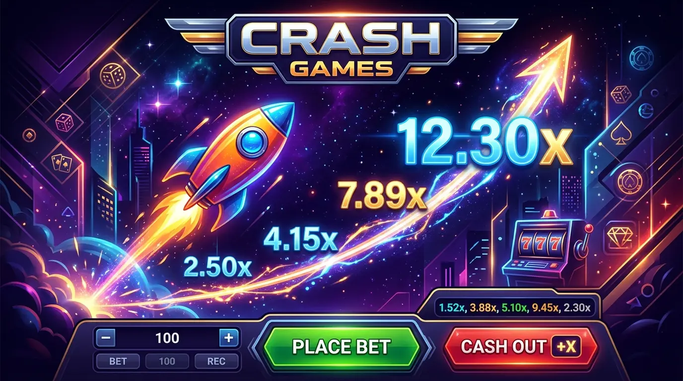 Crashspil hos 7bit casino